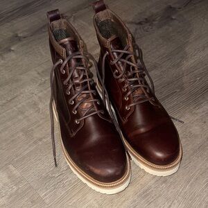 Cole Haan Dark Brown Leather Boots